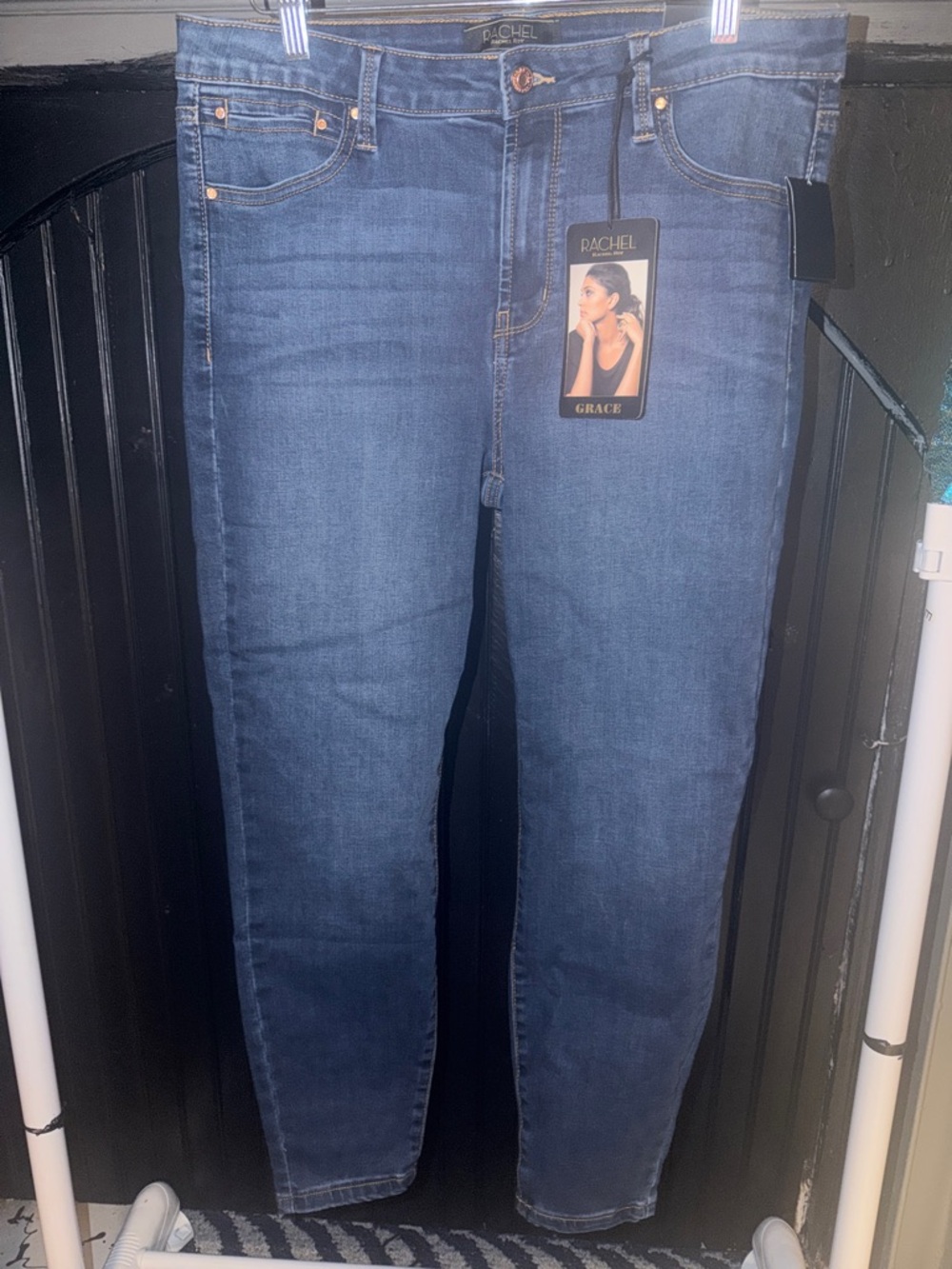 Rachel Grace Women’s Dark Blue Skinny Jeans